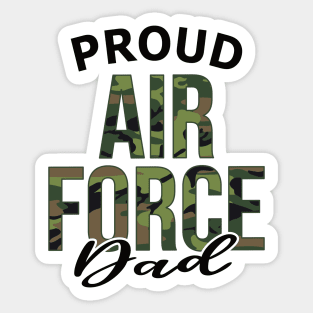 Proud Air Force Dad Sticker